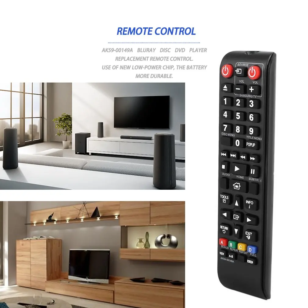 Hot AK59-00149A Remote Control for Samsung DVD Player BD-F5100 BD-FM51 BD-FM57C BD-H5100 BD-F5500 BD-JM59 BD-E5200 Dropshipping