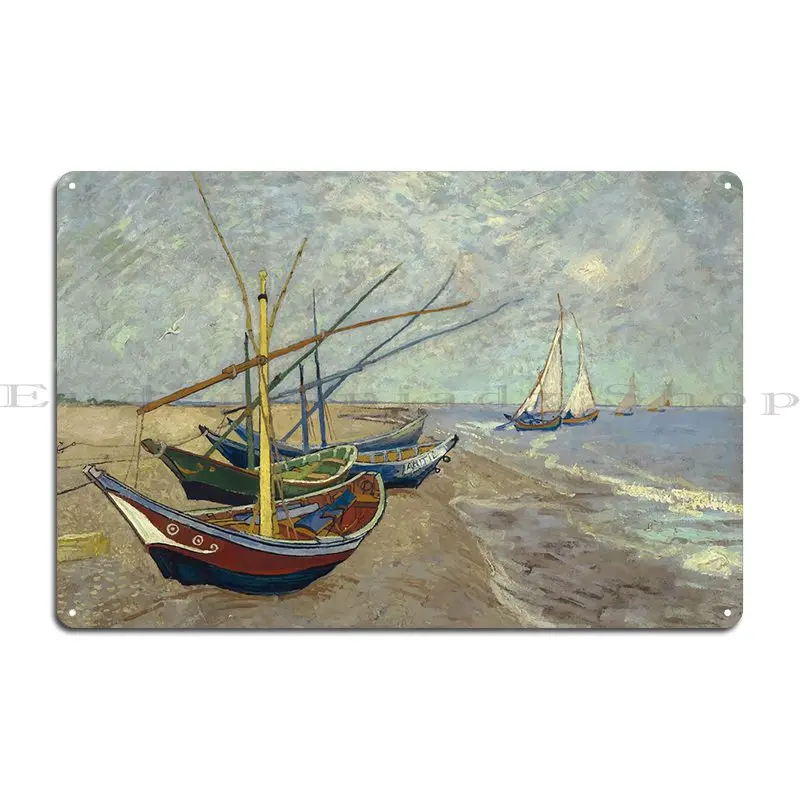 Vincent Van Gogh Metal Sign Designing Plates Create Club Mural Tin Sign Poster