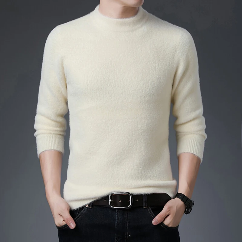 

2023 New Fashion Brand Sweater For Mens Pullover O-Neck Slim Fit Jumpers Knitwear Warm Winter Korean Style Casual Mens Clothes