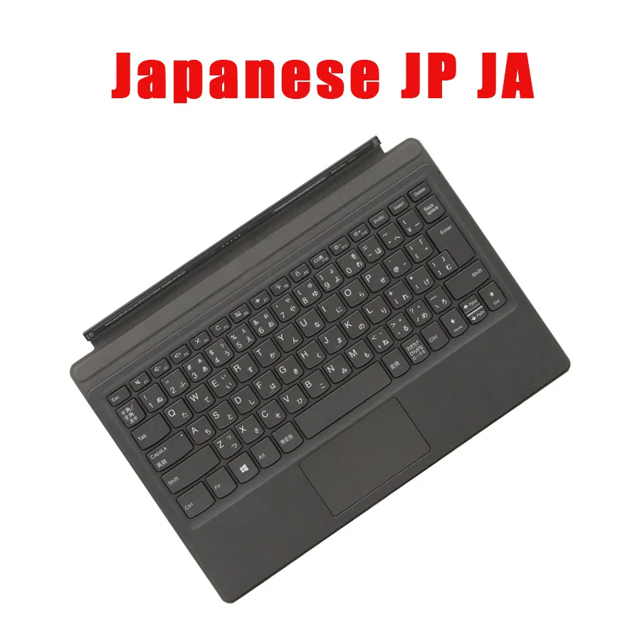 NonBacklight Laptop Keyboard For Lenovo For Ideapad Miix 520 510 Miix 520-12IKB Miix 510-12ISK Miix 510-12IKB Tablet Gray