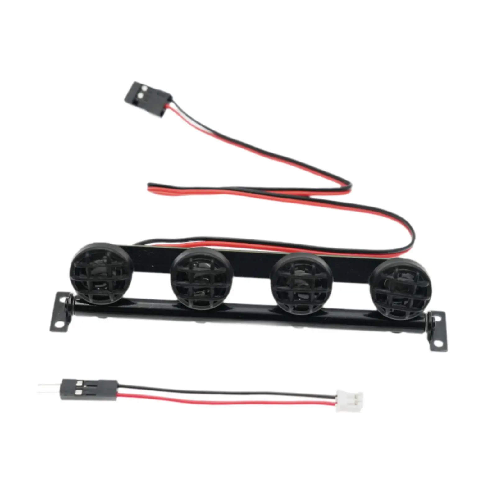 RC LED Lights Bar Replaces Spare Part Eays to Install Modification Accessory Roof Lamp Lights for MN300 C94 1:18 RC Crawler