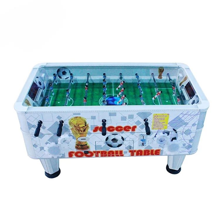 Hot sale home indoor mini hand football game coin operated soccer table