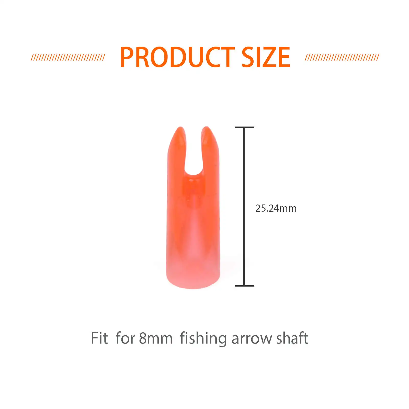 15et 60pcs Archery Bowfishing and Hunting Accessories suitable for Outer Diameter 8mm Arrow shaft Accessories