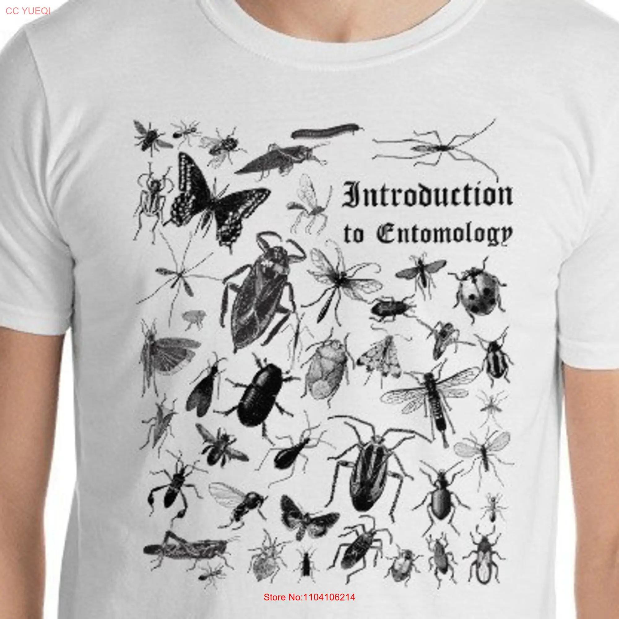 An Introduction to Entomology Insect T Shirt long or short sleeves