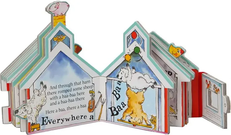 Mini House Old MacDonald's Barn, Baby Children's books aged 1 2 3, English picture book 9781563055003
