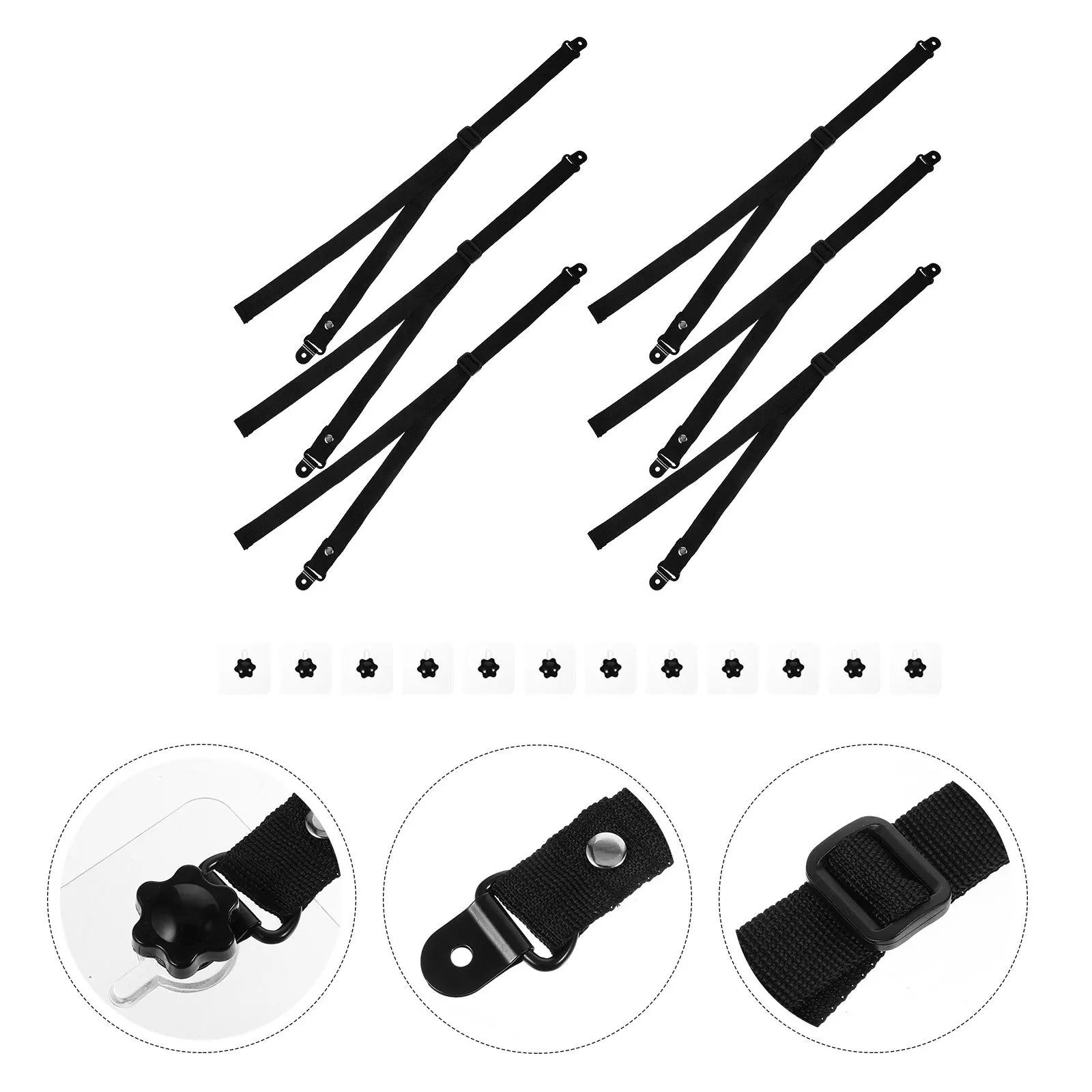 

1 Set Safety Furniture Wall Anchor Anti-Tip Brackets For Television Bookshelf Cabinet Dresser Mirror Artwork Fixing Gear