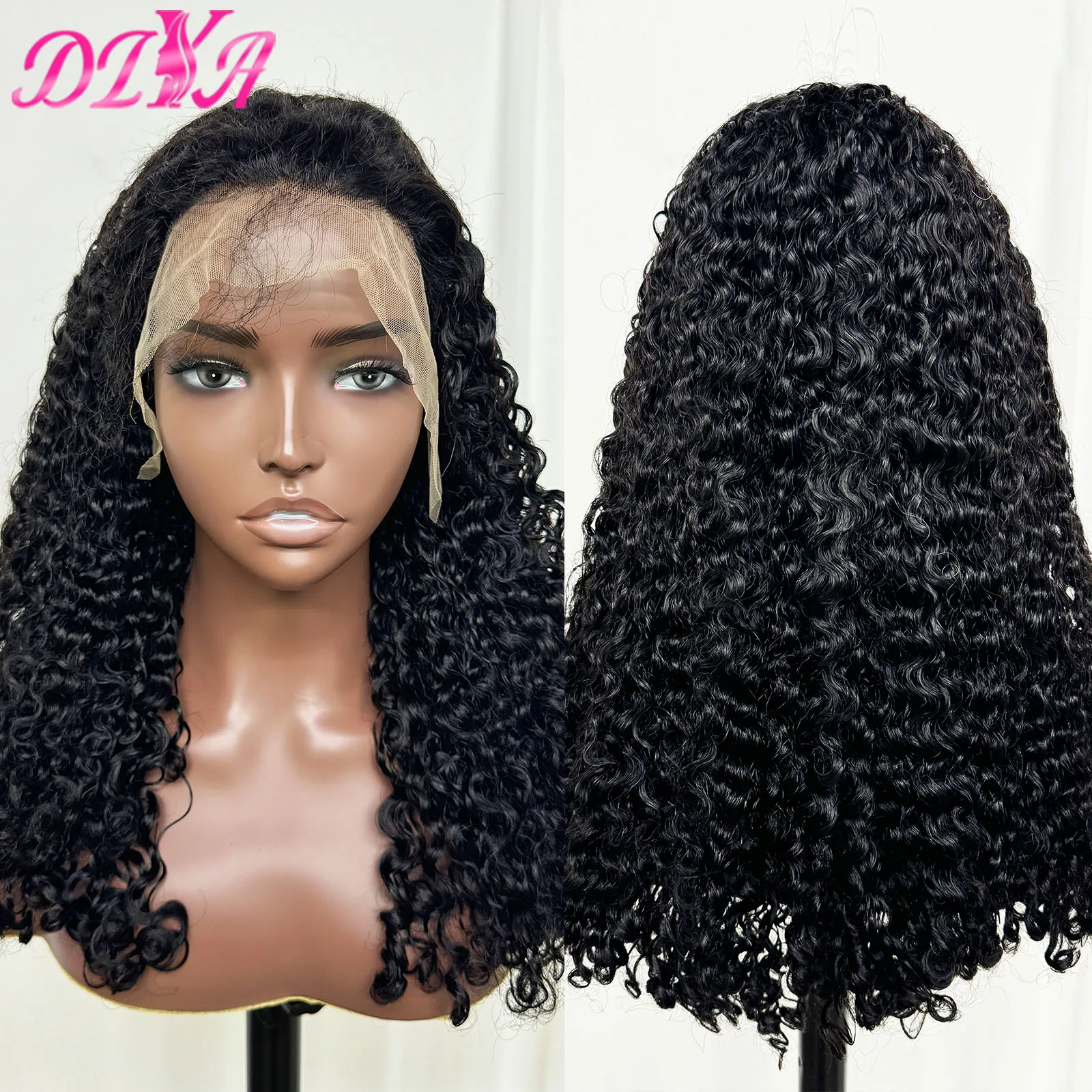 Natural Black 12A Double Drawn Burmese Curly Bob Human Hair Wigs for Women 250% Density Bouncy Curly Remy Human Hair Wigs