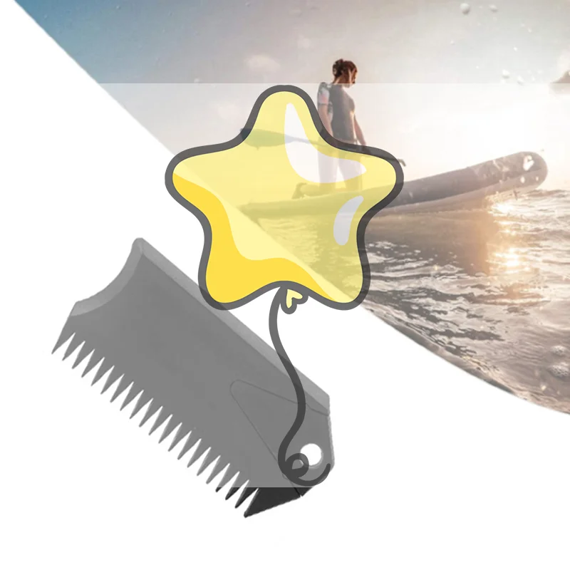 

Восковая расческа для доски для серфинга с ключом для плавников, восковая расческа для доски для серфинга, средство для удаления воска для водных видов спорта, скимборд, аксессуары для серфинга