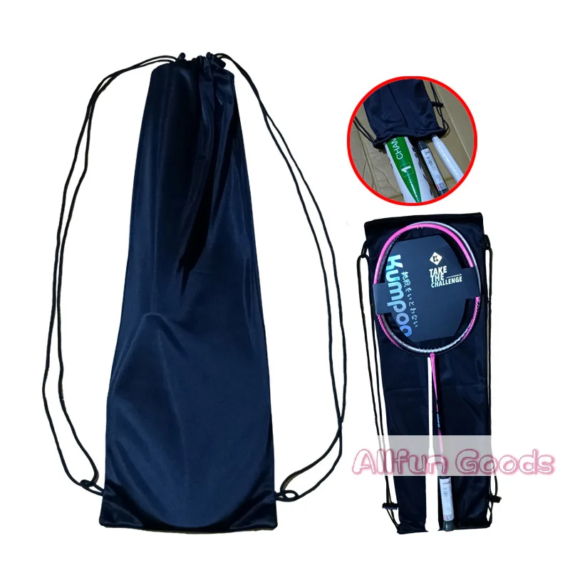 Plush Cloth Badminton Racket Ball Bag Single Shoulder Diagonal Waterproof Squash Storage Backpack Sport Training Cover Youth