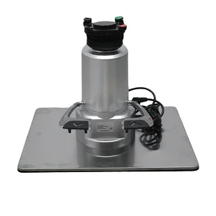 Heavy Duty Electric Pump Barber Chair Base, Durable Metal, Rotatable, Industrial Design, Commercial Use, 1 Year Warranty