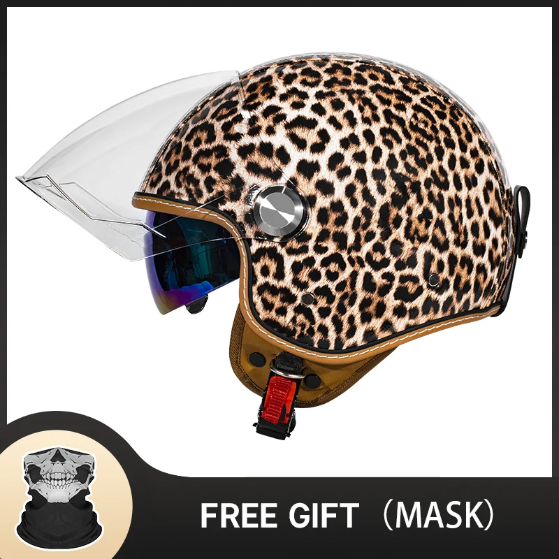 

Универсальный пригородный мотоциклетный шлем 3/4 с открытым лицом и солнцезащитным козырьком и простой в эксплуатации для городской езды для мужчин и женщин