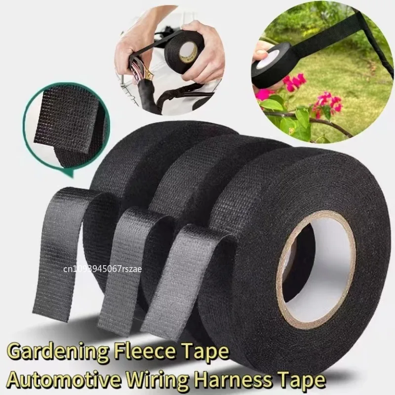 เทปผ้ากาว 15 เมตร ทนความร้อน สารหน่วงไฟ สายไฟรถยนต์ สายไฟ ฉนวนกันความร้อน ป้องกันการสึกหรอ