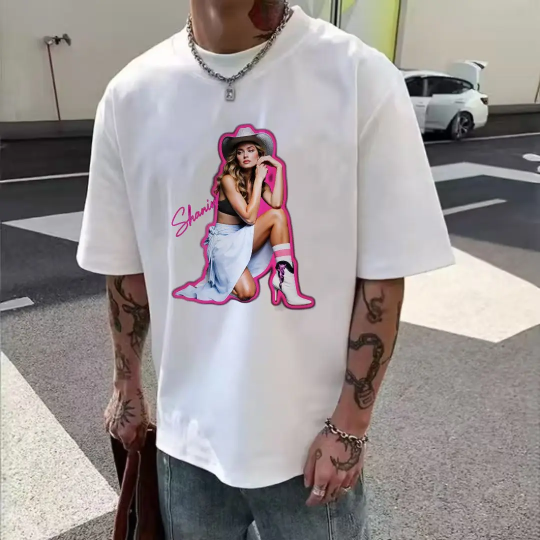 

T-shirt - casual round neck cotton summer short sleeved top pattern for men and women new unisex printed teenagers and men