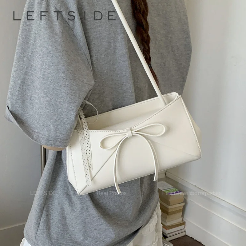 

Women's Small PU Leather Shoulder Bag 2026 New Trend Solid Color Underarm Tote Bag Female Fashion Sweet Casual Dating Handbags