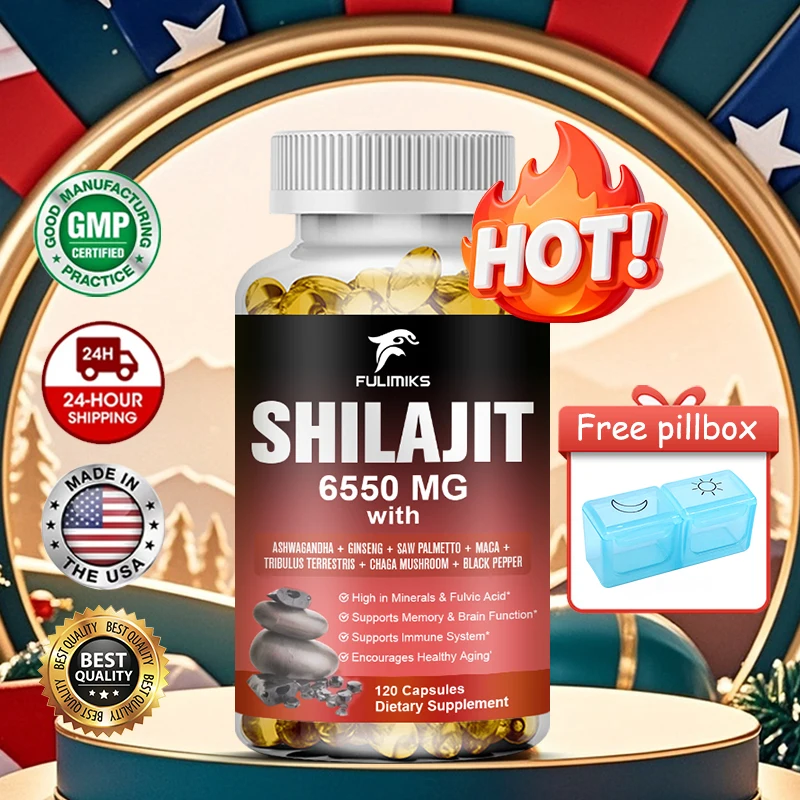 

Pure Himalayan Shilajit, Boosts Natural Energy, Stamina & Mental Focus, Rich in Fulvic Acid & Minerals, Promote Overall Wellness