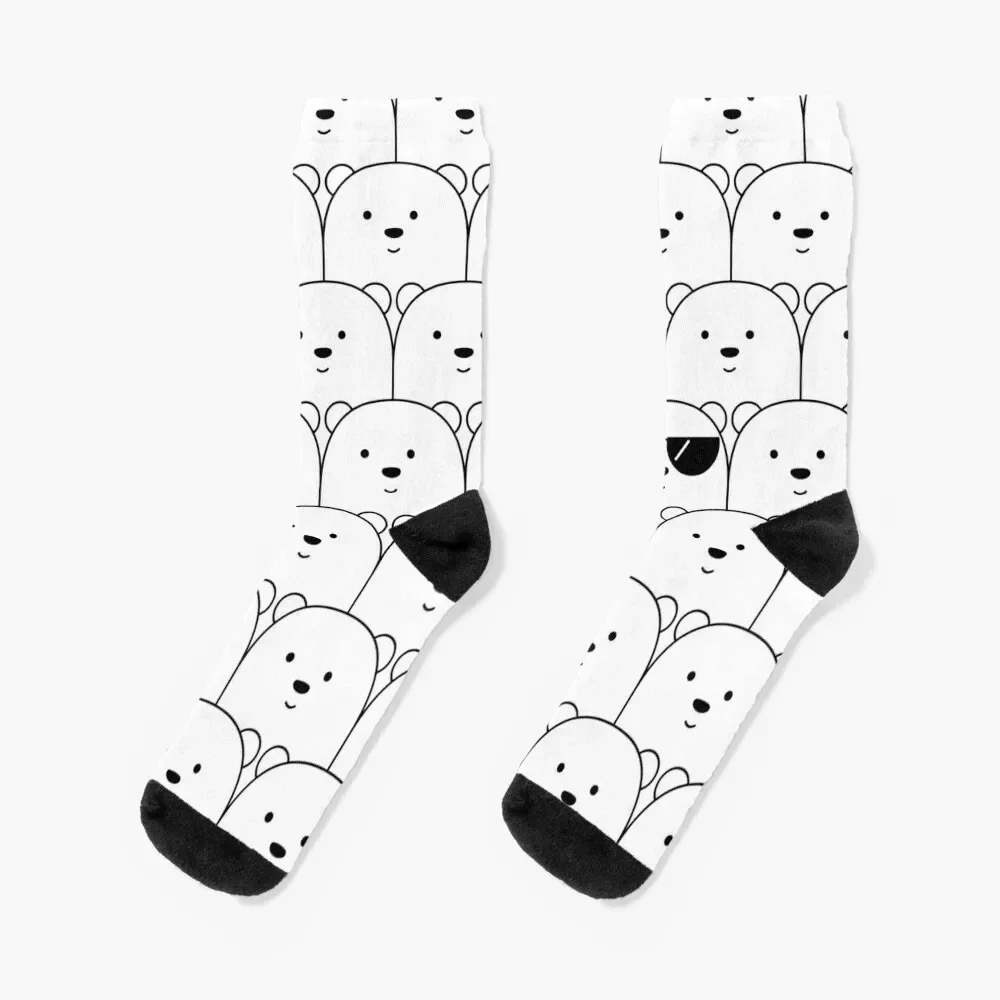 

That Cool Polar Bear Socks Christmas loose fashionable luxe Men Socks Luxury Brand Women's