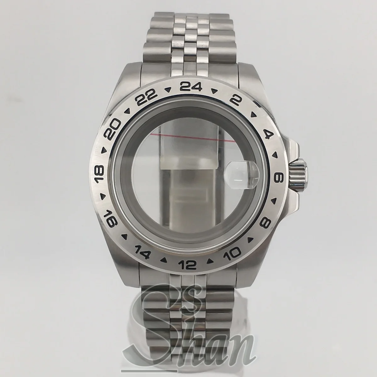 40mm/43mm pExplore 2 boîtier lunette fixe cristal saphir NH34 NH35 NH36 ETA2824 PT5000 Miyota DG2813 3804 mouvement bracelet en acier