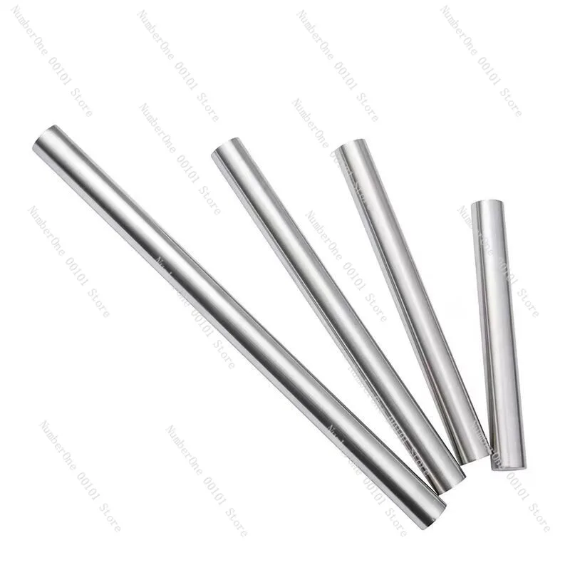 Solid Stainless Steel Rolling Pin Non Stick Commercial Baking Dough Roller Food Grade Pastry Fondant Pizza Pie Cookie Noodle
