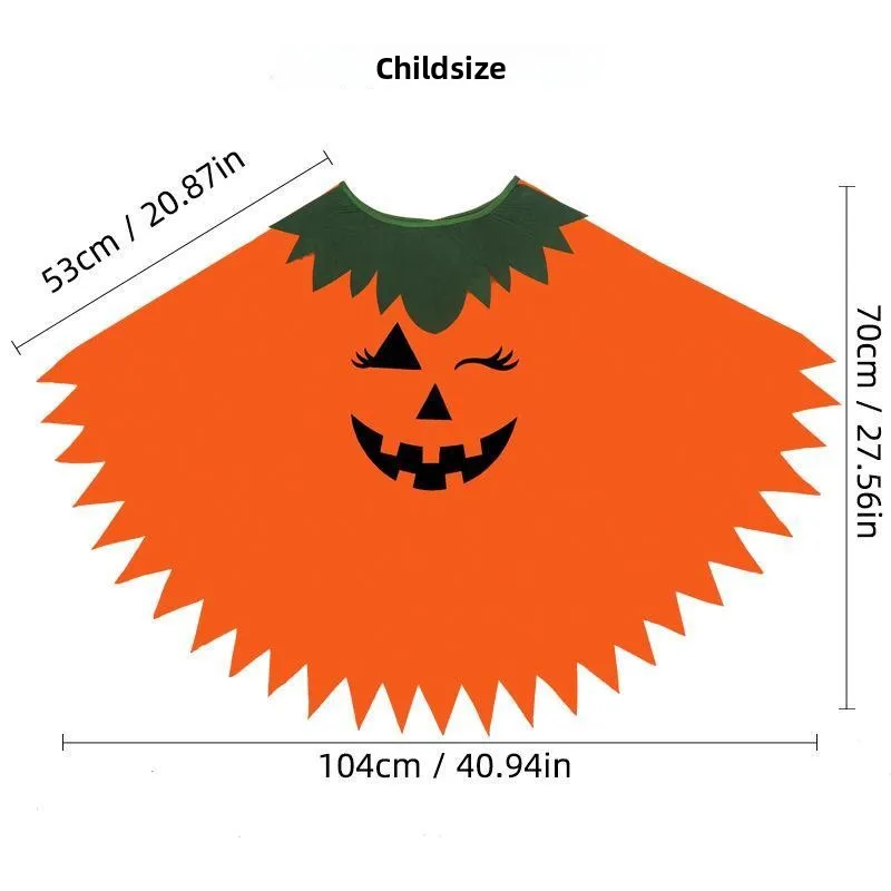 loween Costume da zucca Mantello per adulti e bambini loween Par Costume een Palcoscenico nazionale tradizionale da donna...
