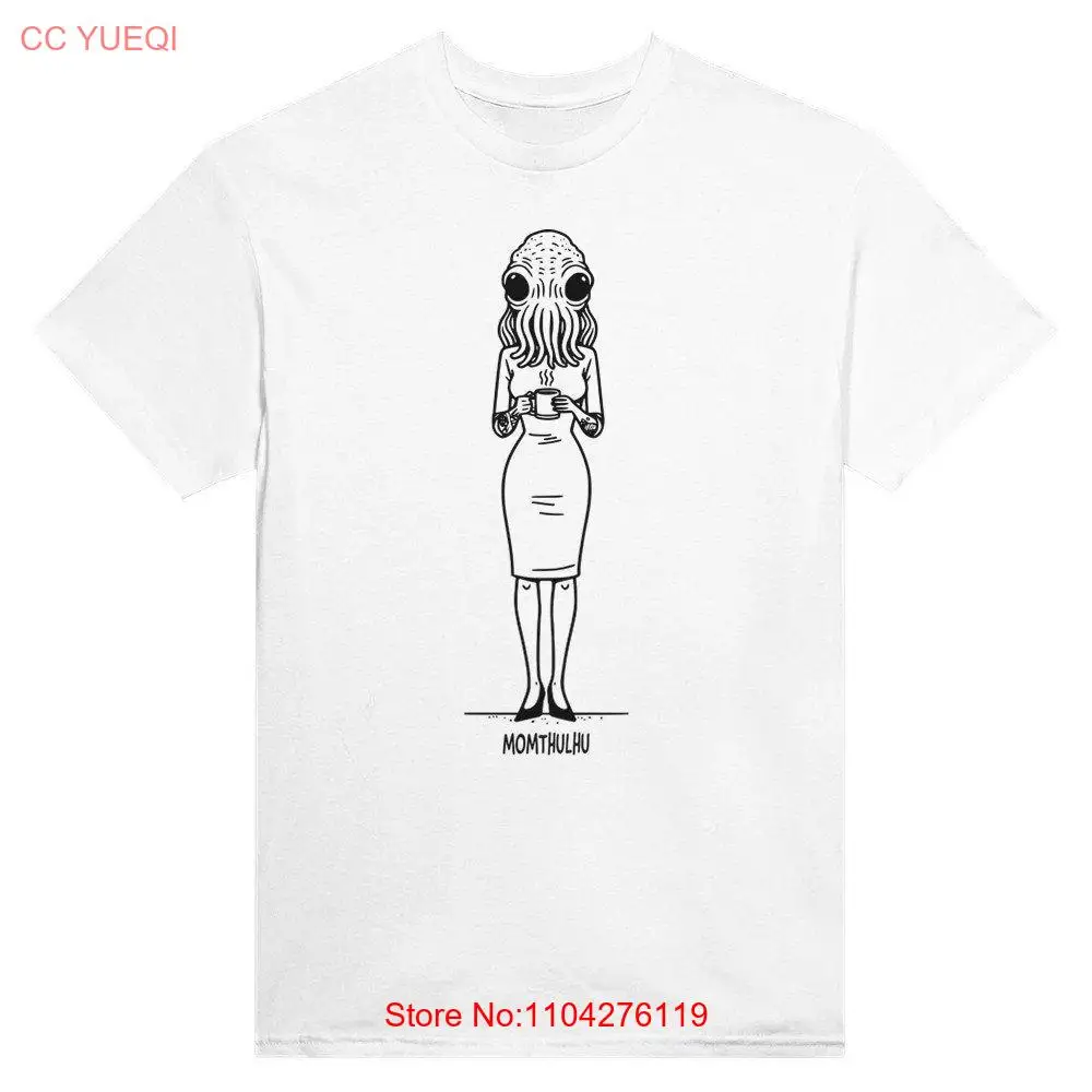 

Momthulhu Heavyweight T Shirt Mom Jokes Funny Saying Monster Cthulhu Mother's Day for Office Geek long or short sleeves