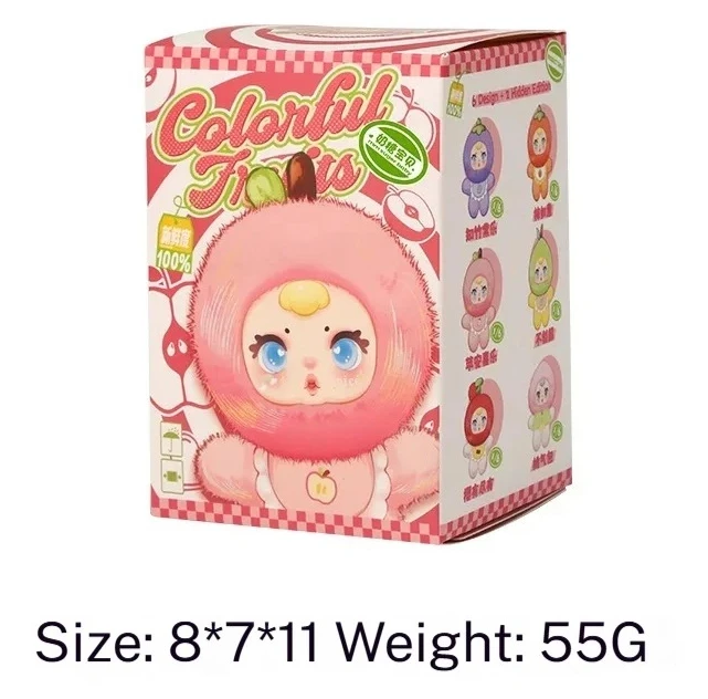 

Nommi V3 Substitute 2025 мм, плюшевая игрушка Candy Fruity, слепая коробка, креативное милое украшение для рабочего стола, модная виниловая коллекционная кукла для лица