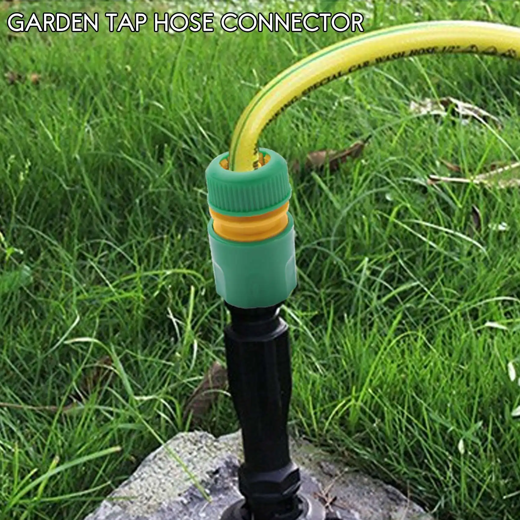 10Pcs 1/2 inch Hose Garden Tap Water Hose Pipe Connector Quick Connect Adapter Fitting Watering