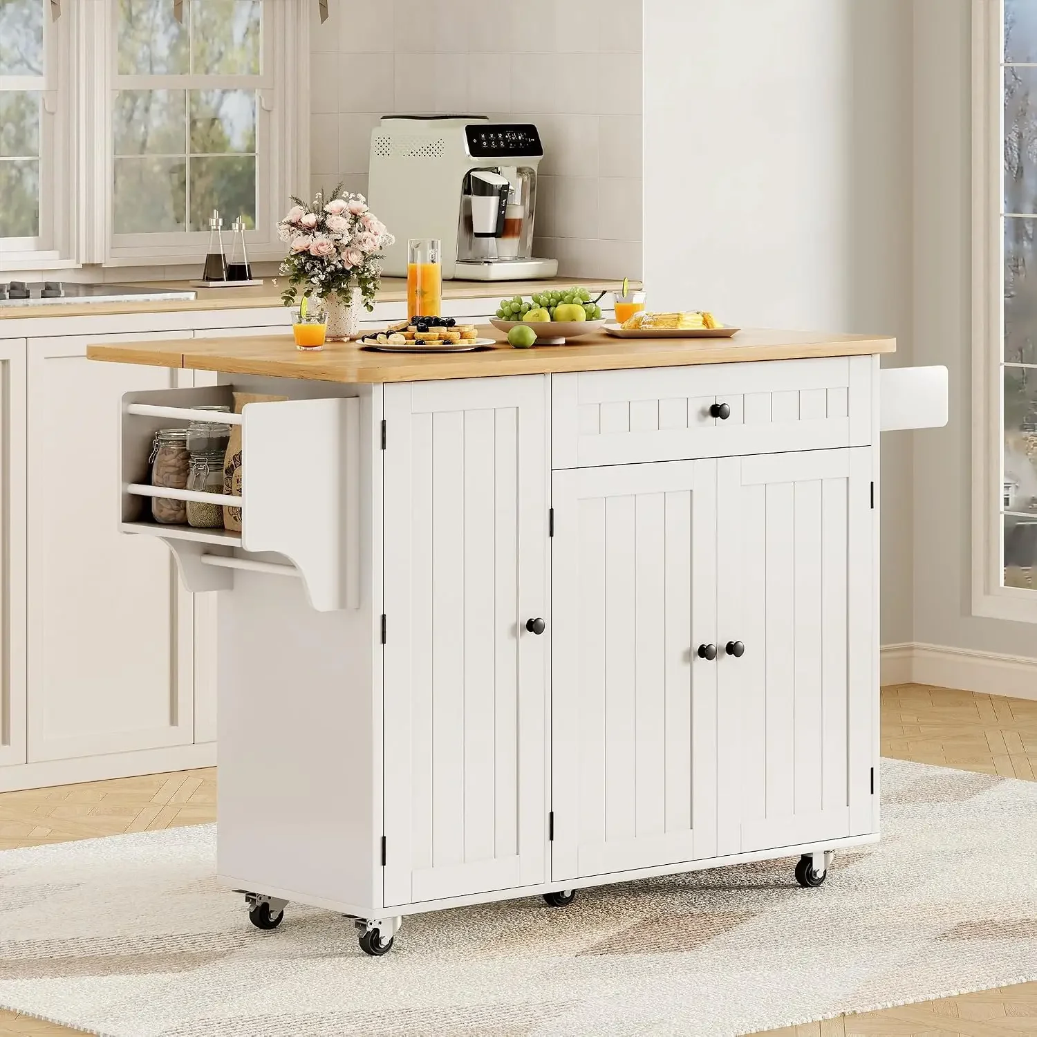 Kitchen Island with Storage, 41.7