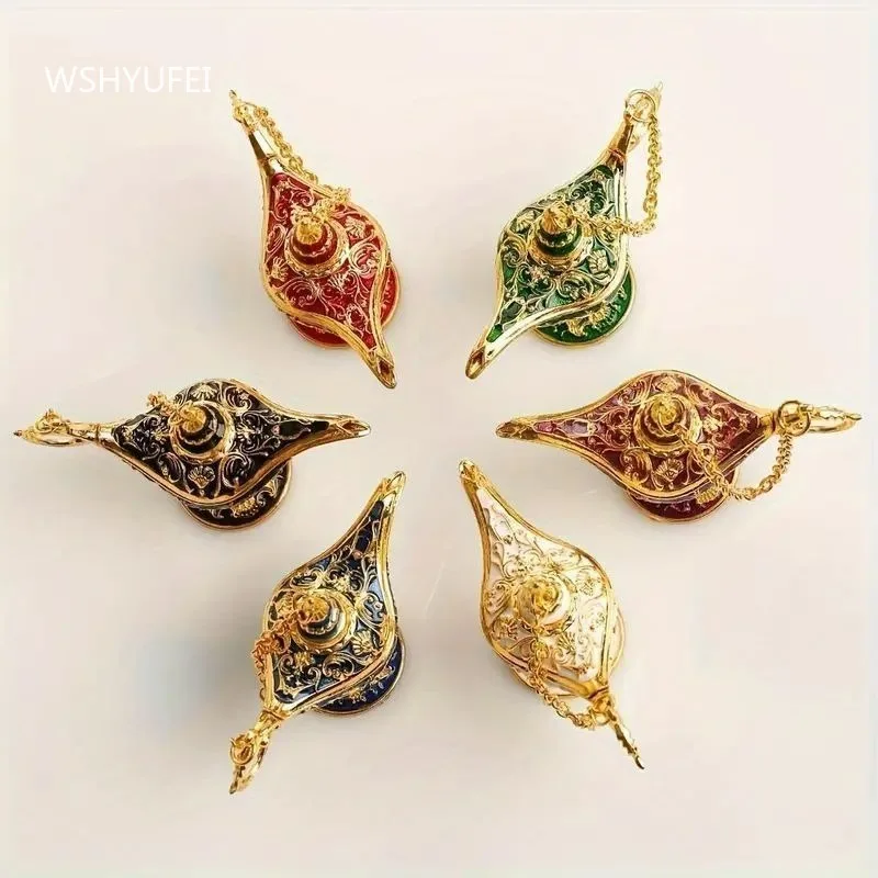 1pcs Aladdin's Divine Lamp Ornament One Thousand and One Nights Blessings Living Room Desktop Decoration Ornaments Birthday Gift
