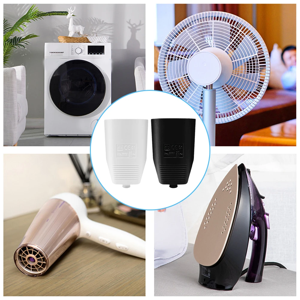 4pcs  EU Coupling Flat Plug Wiring Plug 250V 2.5A Monitoring Lighting Plug 2 Pin DIY Rewirable Socket Female Plug