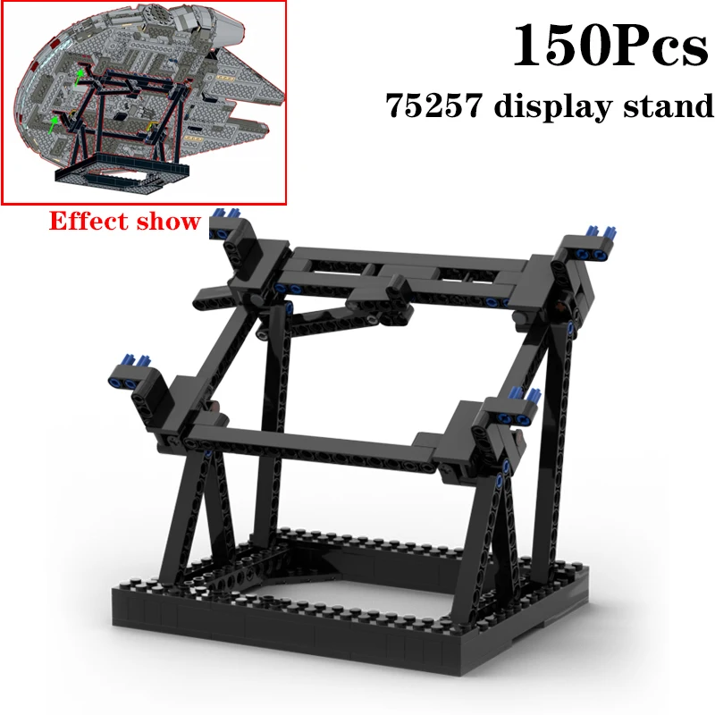 NEW Display Stand For 75257 Falcon or 75389 Dark Falcon Building Blocks Model DIY Space Ship Stand Bricks Toy Gifts only Bracket