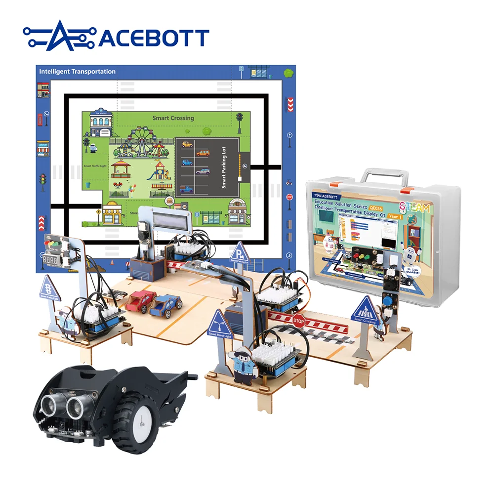 

ESP32 STEM Intelligent Transport School Smart Home Kit Education Solution Series with Teaching Resource for Arduino