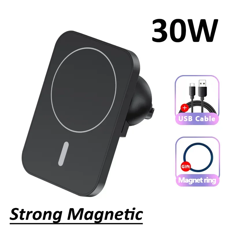 Magnetic Wireless Chargers Car Air Vent Stand Phone Holder For iPhone 12 13 14 15 Pro Max X Samsung  Mini  Fast Charging Station