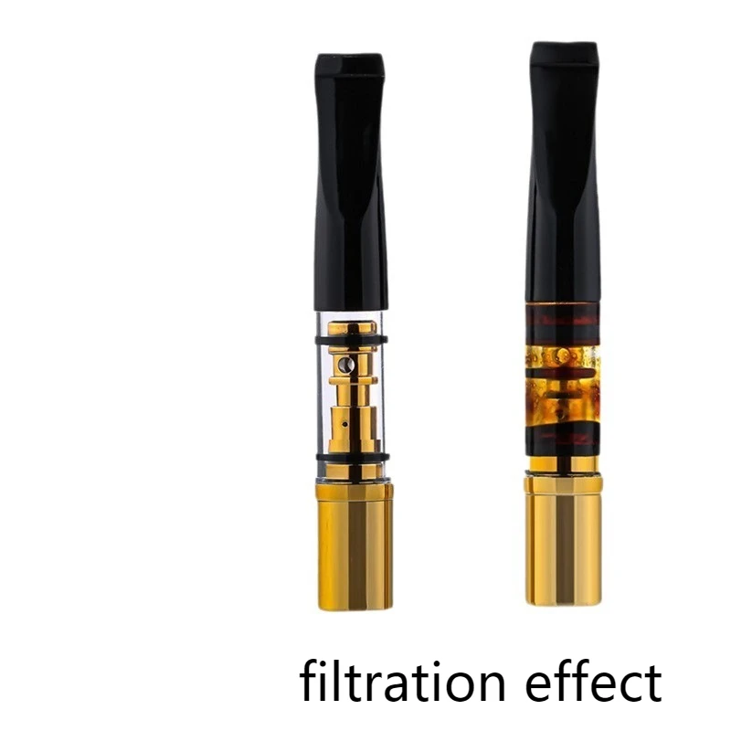 4/8 Boxes New Design Men's cigarette holder filter tip Washable Reusable Tar Filtration Reduce Tar Tobacco Cigarette filter view 4