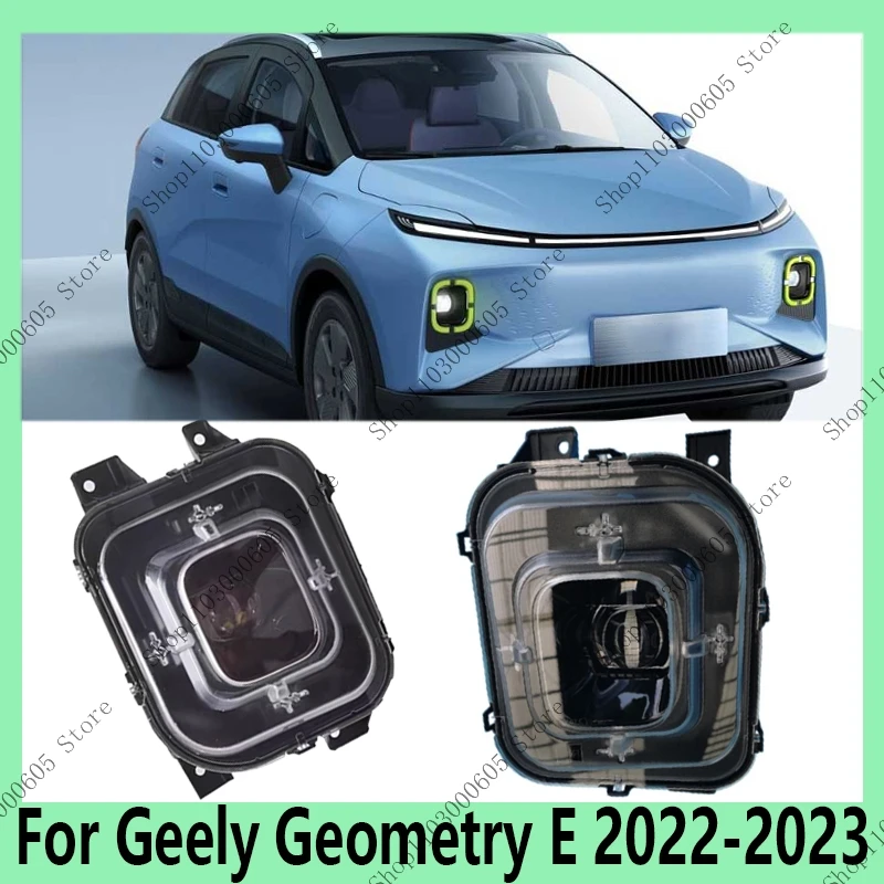 

Для Geely Geometry E 2022-2023 автомобильные аксессуары передний бампер светодиодные противотуманные фары дневные ходовые огни указатель поворота