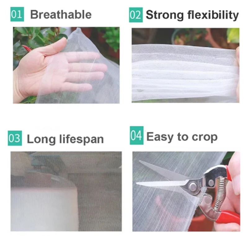 Moskitonetz für den Innenbereich, anpassbare Größe, DIY, schützt Baby und Familie vor Insekten und Insekten, Anti-Moskitonetz, PP-Nano-Fenstergitter – Detail 2