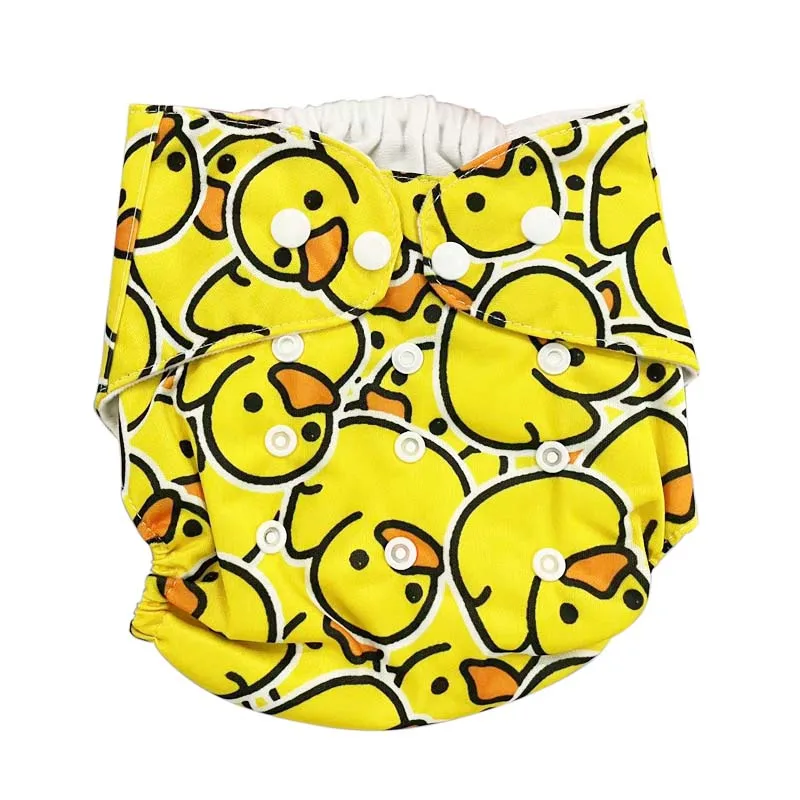 Fashion Hot Selling 0-3 Years Old Baby Cloth Diapers Washable Reusable Waterproof Baby Diaper Nappy Adjustable Size