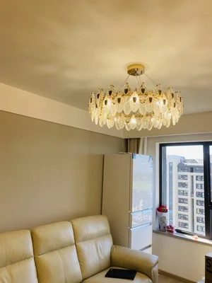 LED Postmodern Colorized Peacock Gold Designer