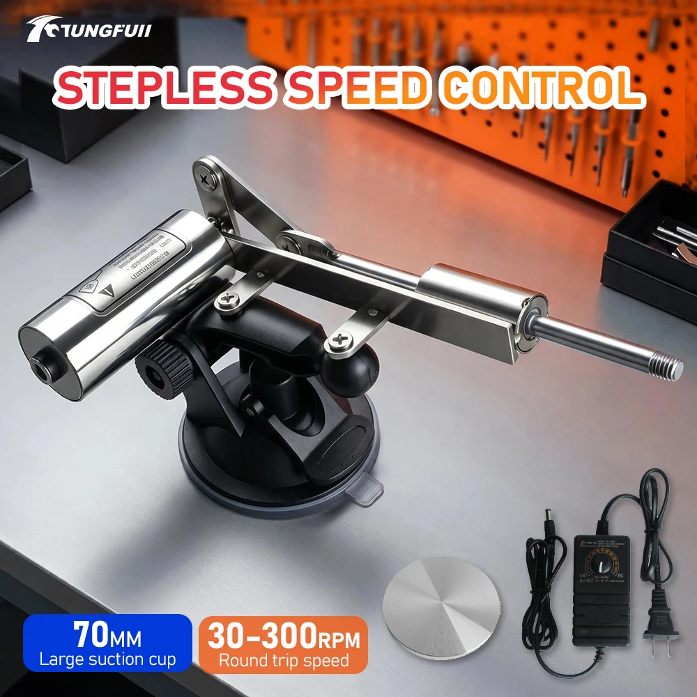 

Tungfull Reciprocating Telescopic Motor with 70MM Large Suction Cup 30-300RPM Stepless Speed Automatic Linear Actuator Machine