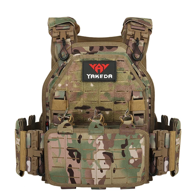 YAKEDA 6094 Plate Carrier Tactical Vest Outdoor CP Hunting