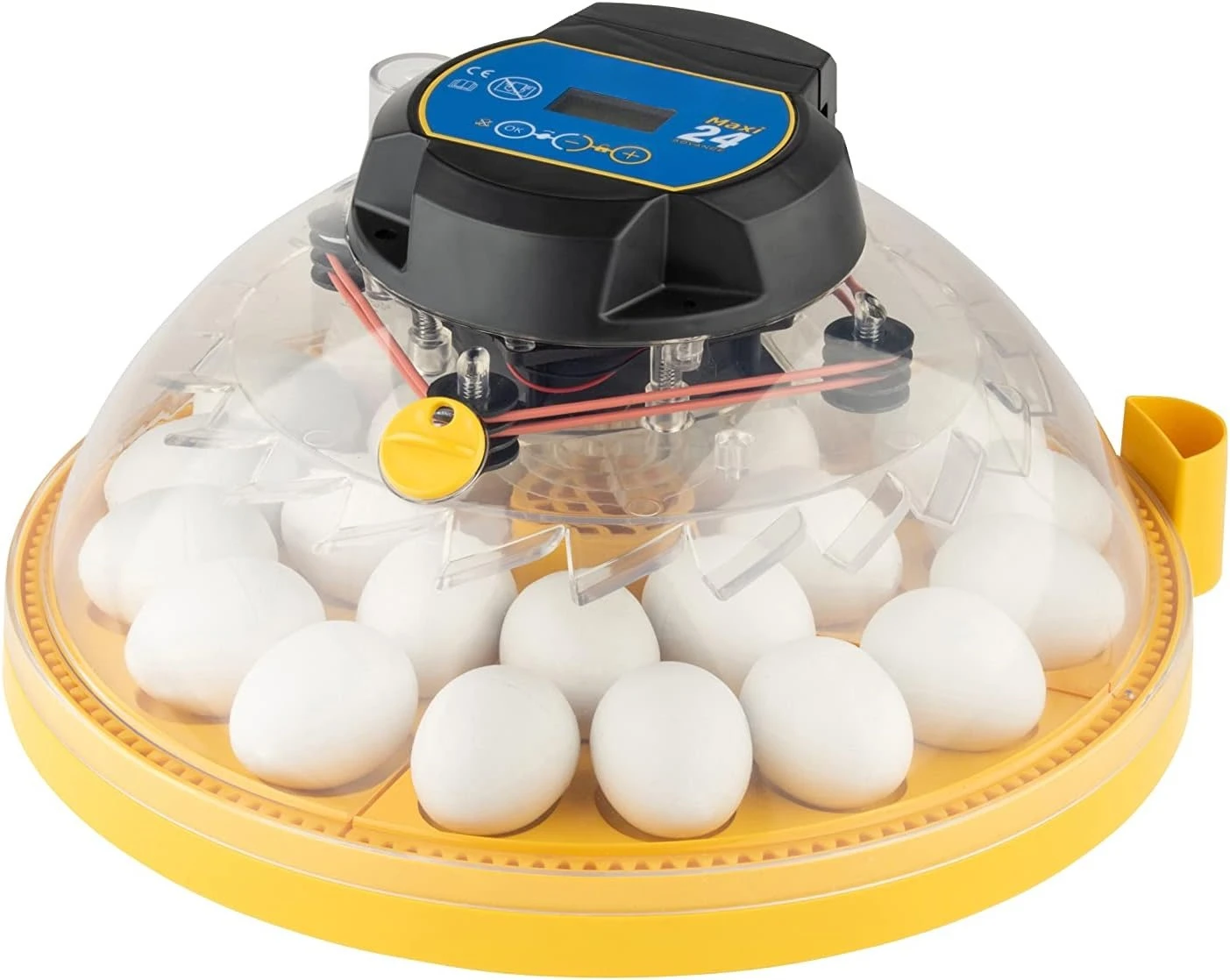 ตู้ฟักไข่อัตโนมัติ 24 ฟอง พร้อมระบบหมุนไข่อัตโนมัติและควบคุมอุณหภูมิ สำหรับฟักไข่ไก่ เป็ด หรือไข่อื่นๆ ได้ 24 ฟอง สินค้าใหม่