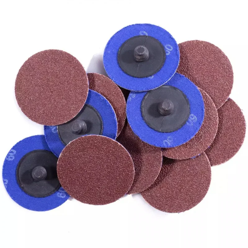 50pcs-set 40sets-carton SATC 2 Inch Quick Change 80 Grit Sanding Disc Aluminum Oxide Resin Bonding OEM/ODM Supported