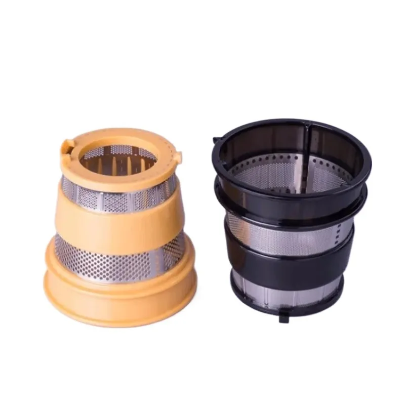 2Pcs Slow Juicer Filter Screens, Big & Small Hole Strainer Set for HU-500DG/HU-100PLUS/HU-200PLUS/400PLUS Juicer Extractor