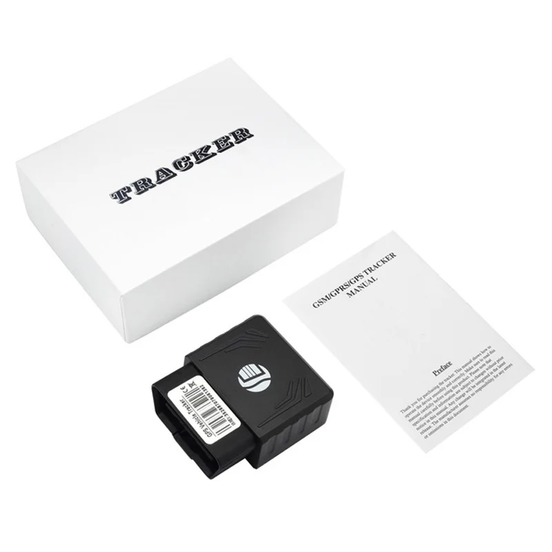 TK306 OBD Interface Free Installation GPS Cable Car Locator Anti-theft Plug Real-time Tracking