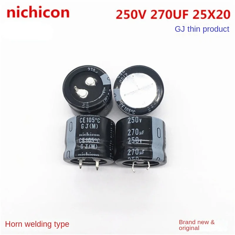 (1PCS) 250V270UF 25X20 Nippon Nippon electrolytic capacitor 270UF 250V 25 * 20 GJ 105 degrees