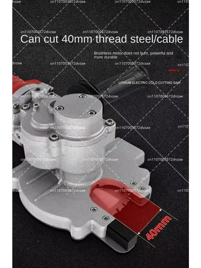 Hand-Held Battery-Powered Cold Cutting Saw Steel Bar round & Flat Steel Cutting Machine