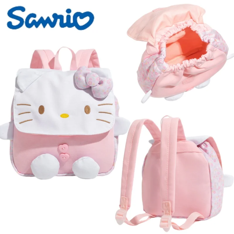 

New Sanrio Backpack Cartoon HelloKitty Lightweight Drawstring Casual Bag Large Storage Casual Fashion Holiday Gifts