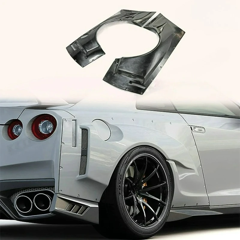 

Precision-Fit FORNissan GTR R35 2017 GRD Style Wide Rear Fender Partial Fiber Glass