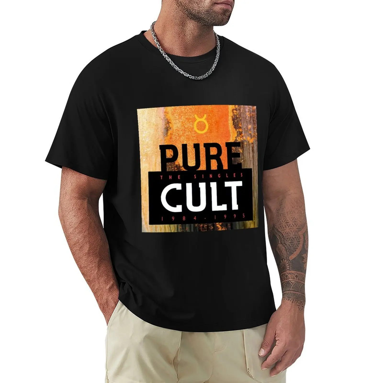 

The Cult Pure cult the singles 1984-1995 T-Shirt vintage graphic tee tops anime figures new edition fitted t shirts for men
