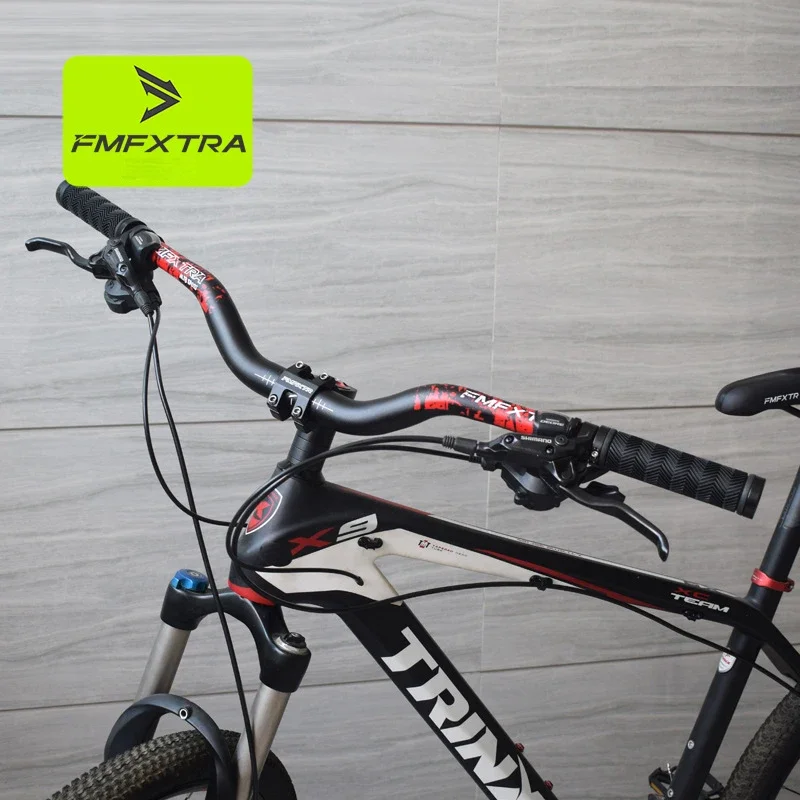 FMFXTRA Mountain Bike Aluminum Handlebar 31.8*780/720mm Swallow Handlebar Lift 60mm Road Handlebar Bike Accessories