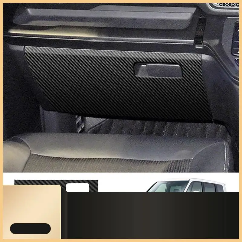 

Car Leather Glove Box Trim Panel Sticker For Honda STEPWGN RP8 Car Passenger Storage Box Panel Carbon Fiber-N30R